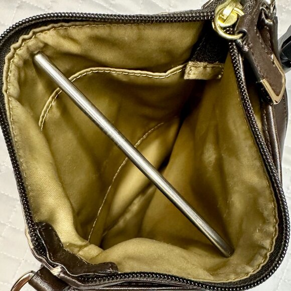 COACH Madison Swing Pack Cross-Body Small Zebra Brown Multi 50506 - Picture 12 of 12